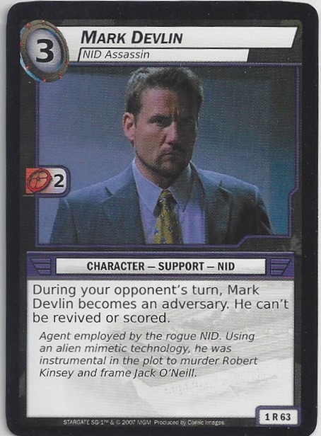 Mark Devlin, NID Assassin